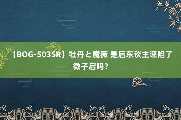 【BOG-503SR】牡丹と魔薇 是后东谈主诬陷了微子启吗？