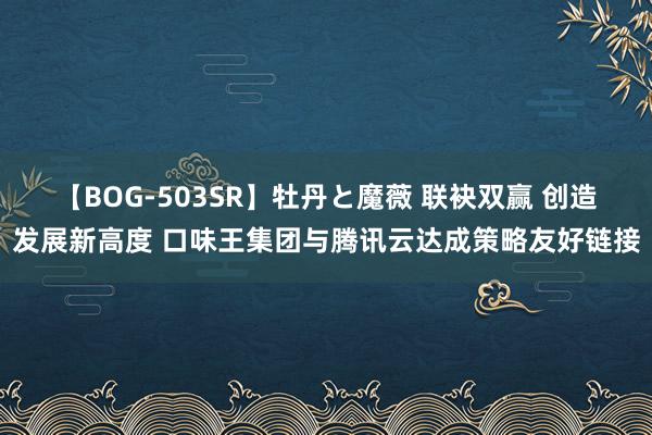 【BOG-503SR】牡丹と魔薇 联袂双赢 创造发展新高度 口味王集团与腾讯云达成策略友好链接